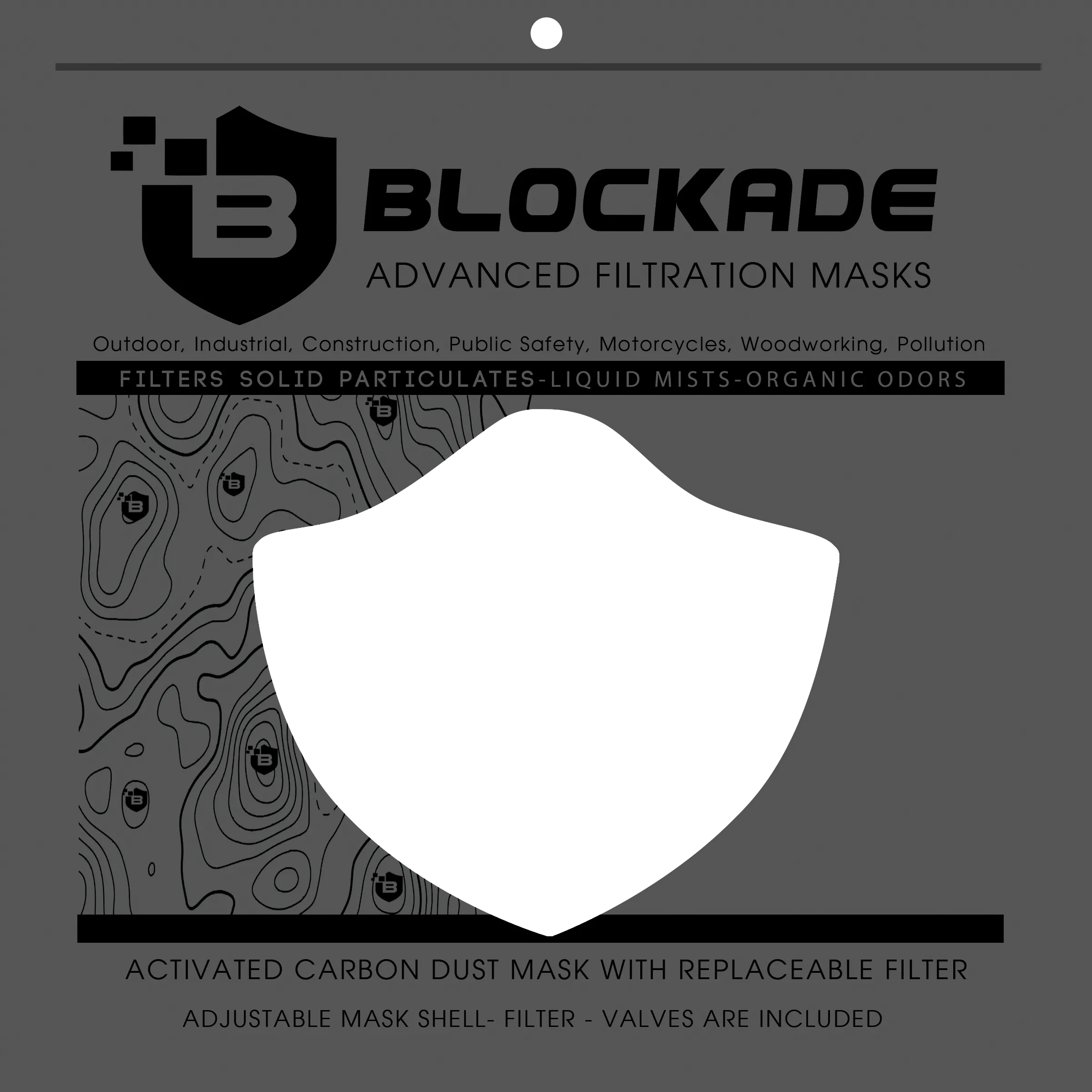 Blockade Face Masks Hawaiian Hibiscus Pineapple Neoprene Mask with Filter