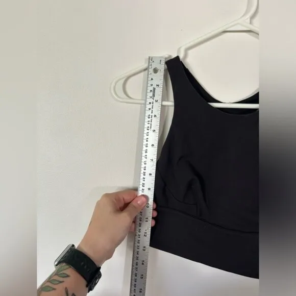 BNWOT Lululemon Wunder Train Long-Line Bra *Medium Support Black Size 6