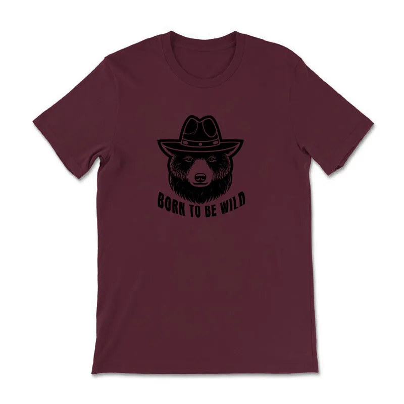 Born To Be Wild Bear Cotton Tee