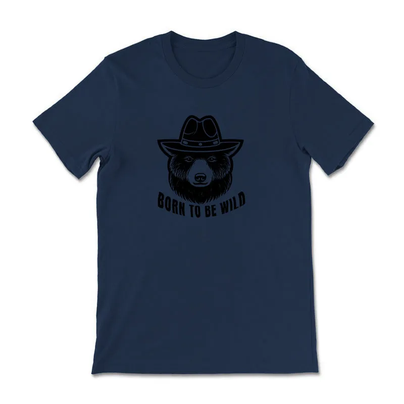Born To Be Wild Bear Cotton Tee