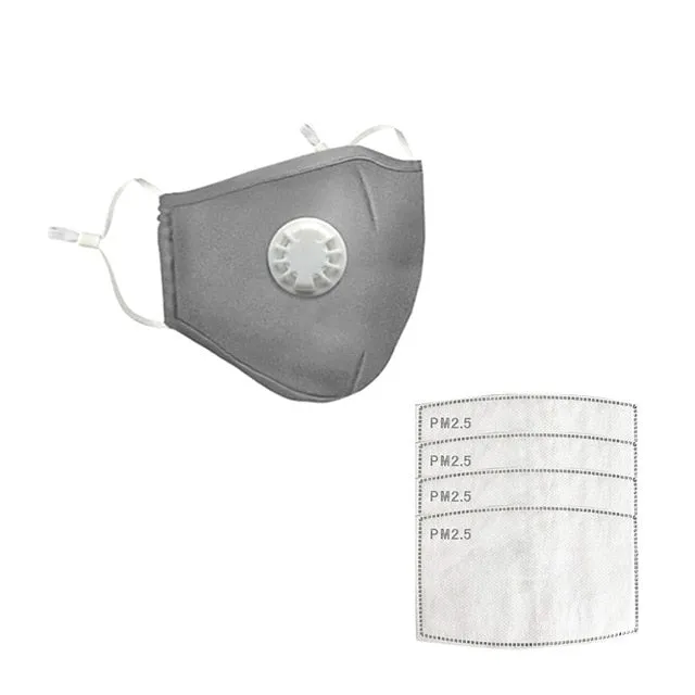 Breathable Face Mask with Filters