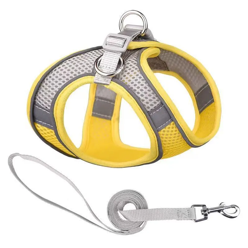 Breathable Small Dog Harness Set