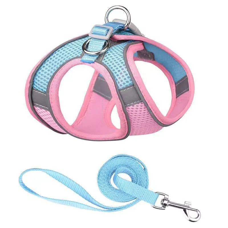 Breathable Small Dog Harness Set