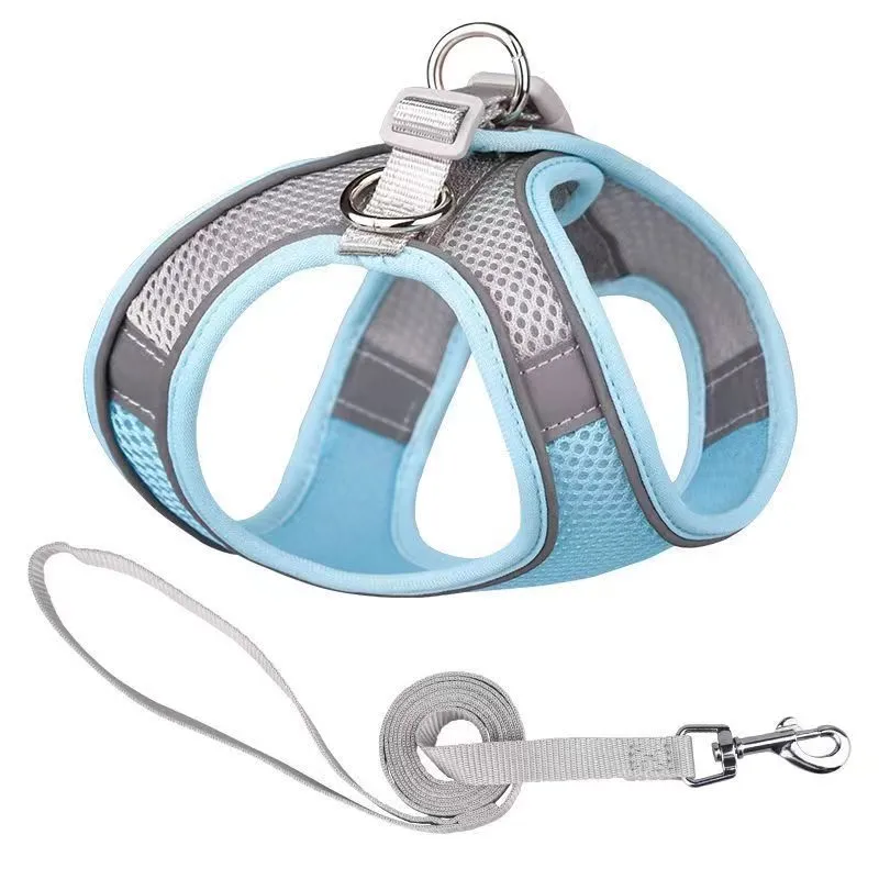 Breathable Small Dog Harness Set