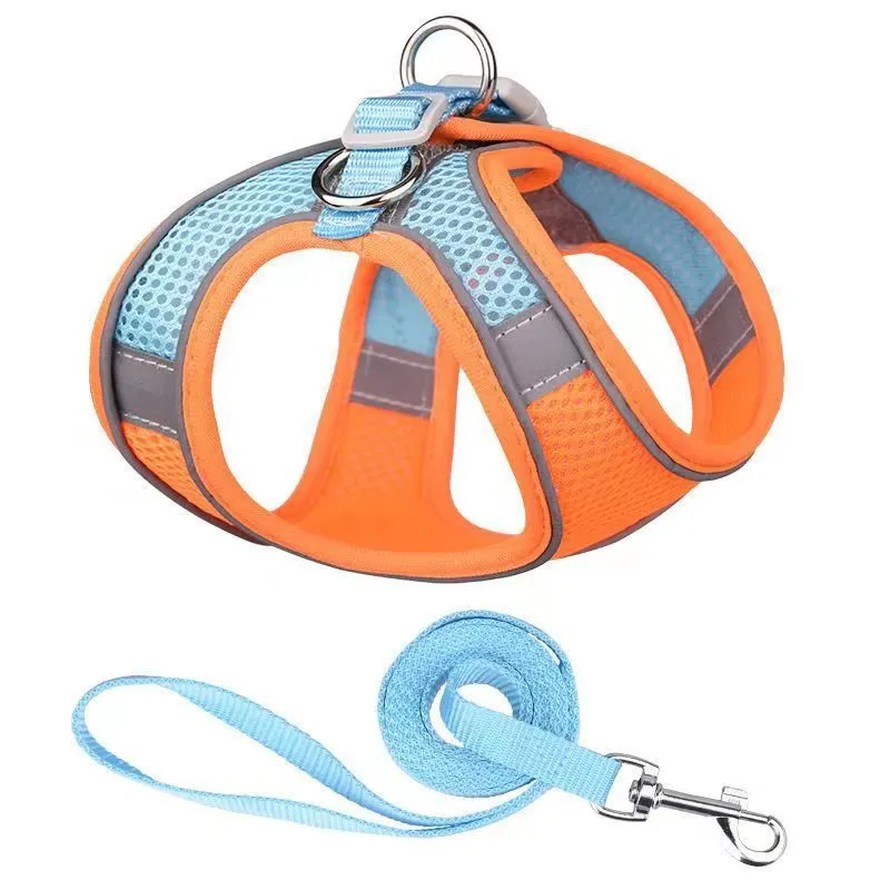 Breathable Small Dog Harness Set