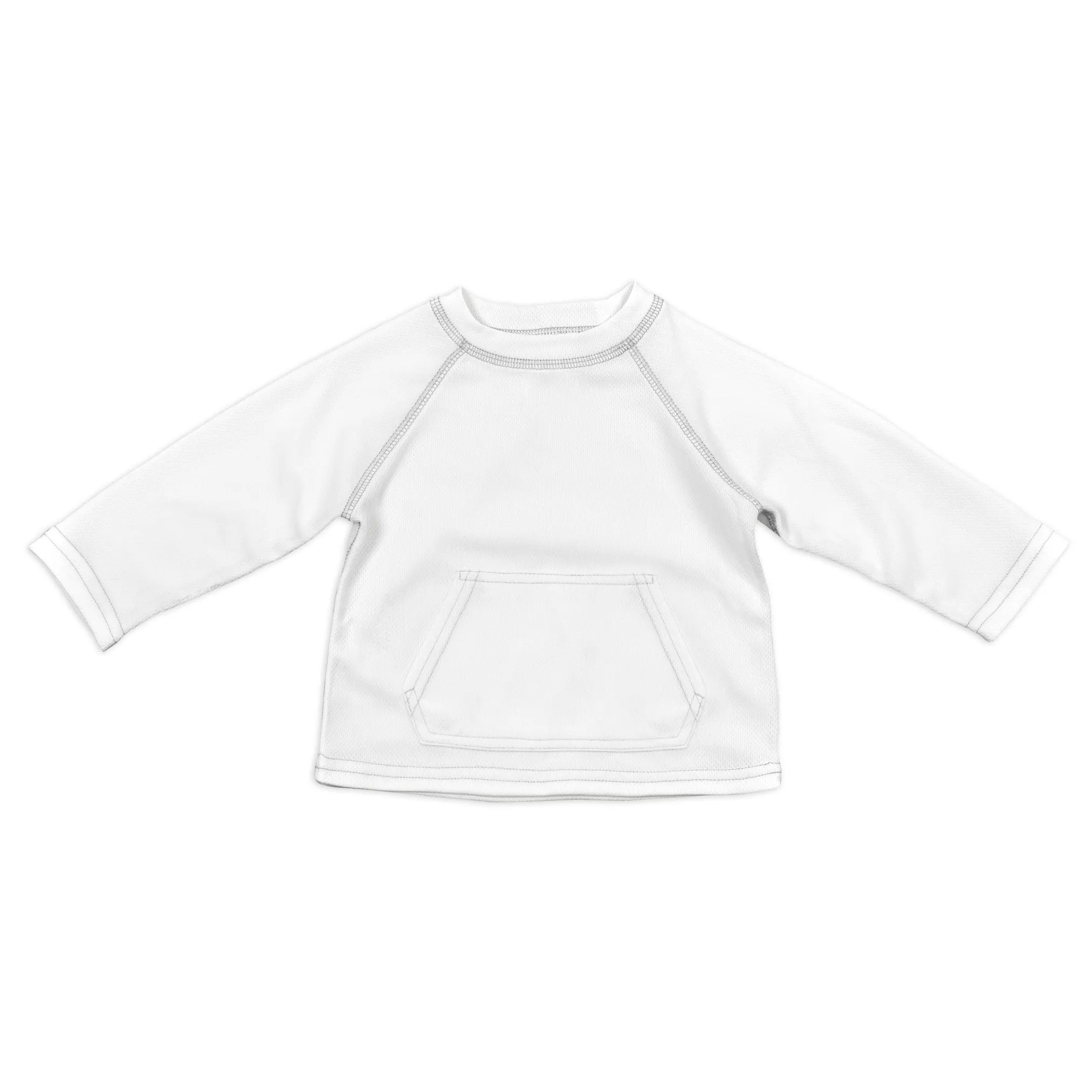 Breathable Sun Protection Shirt in White (Min. of 2, multiples of 2)