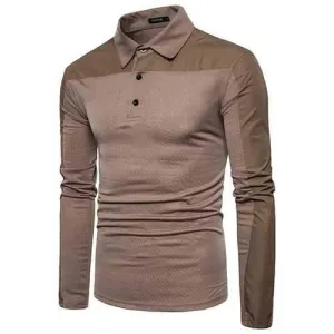 Brief Style Breathable Casual Golf Shirt