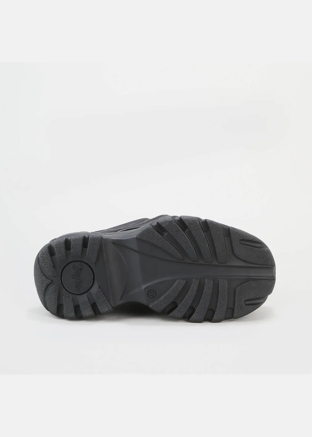 Buffalo London Classic Low Leather Platform Sneakers Black