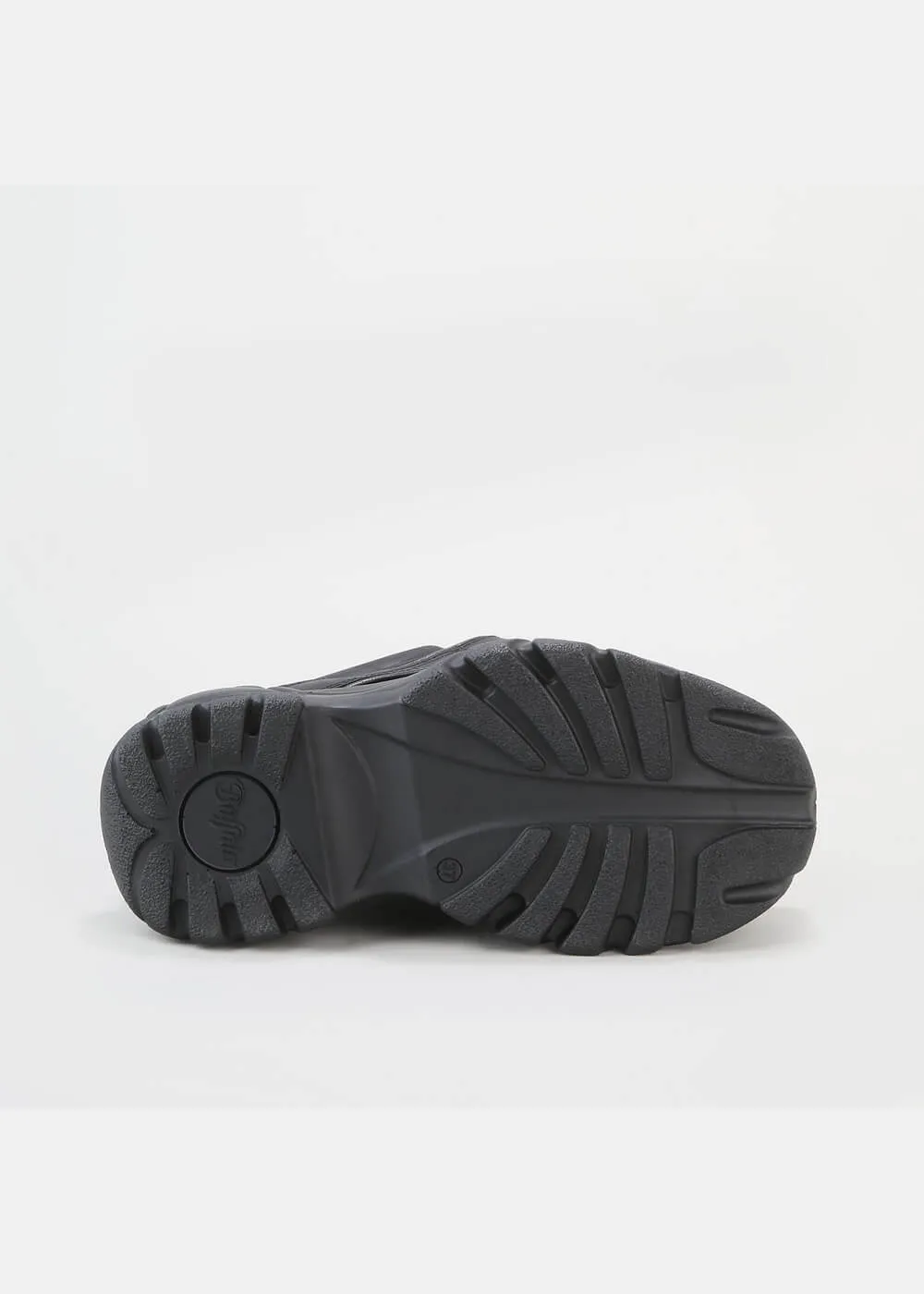 Buffalo London Classic Low Leather Platform Sneakers Black