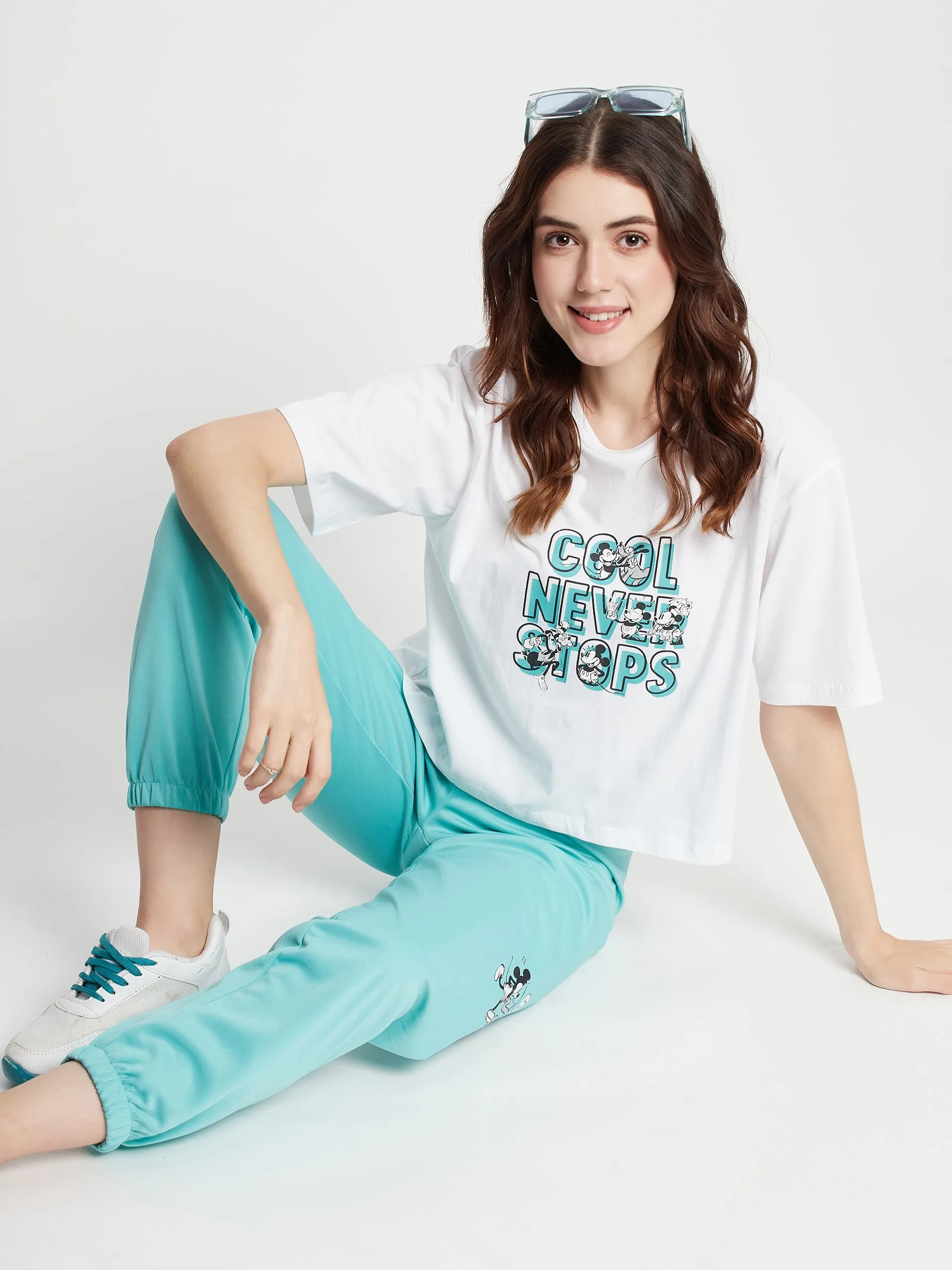 Camla Mint Ensemble For Women