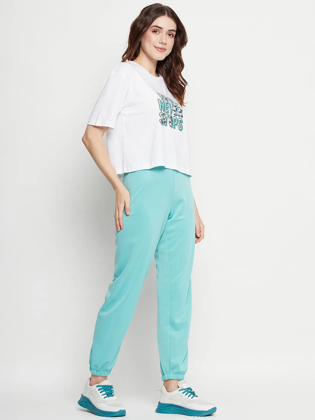 Camla Mint Ensemble For Women