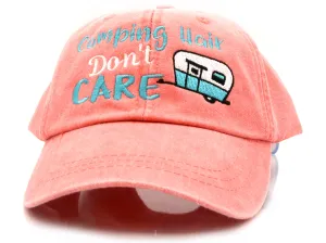 Camping Hair Don't Care Hat