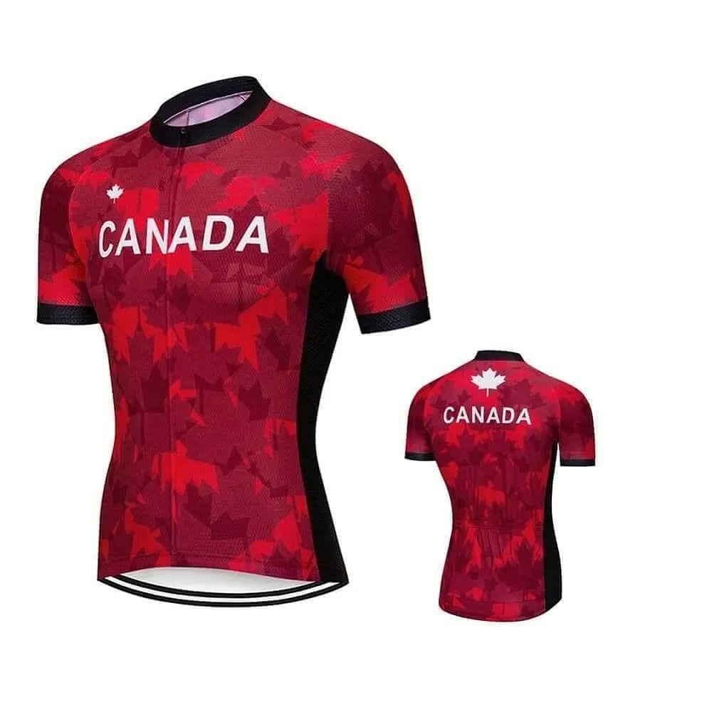 Canada Maple Leaf Cycling Jersey