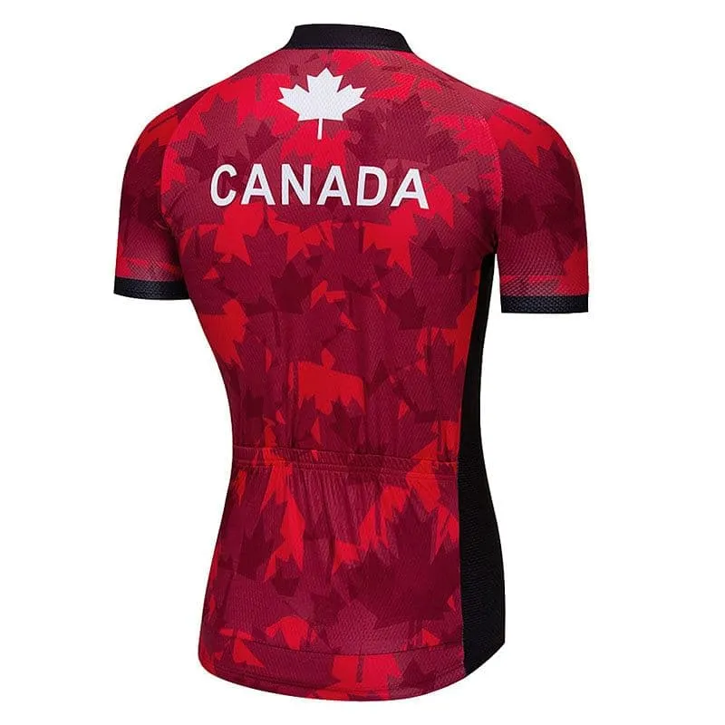 Canada Maple Leaf Cycling Jersey