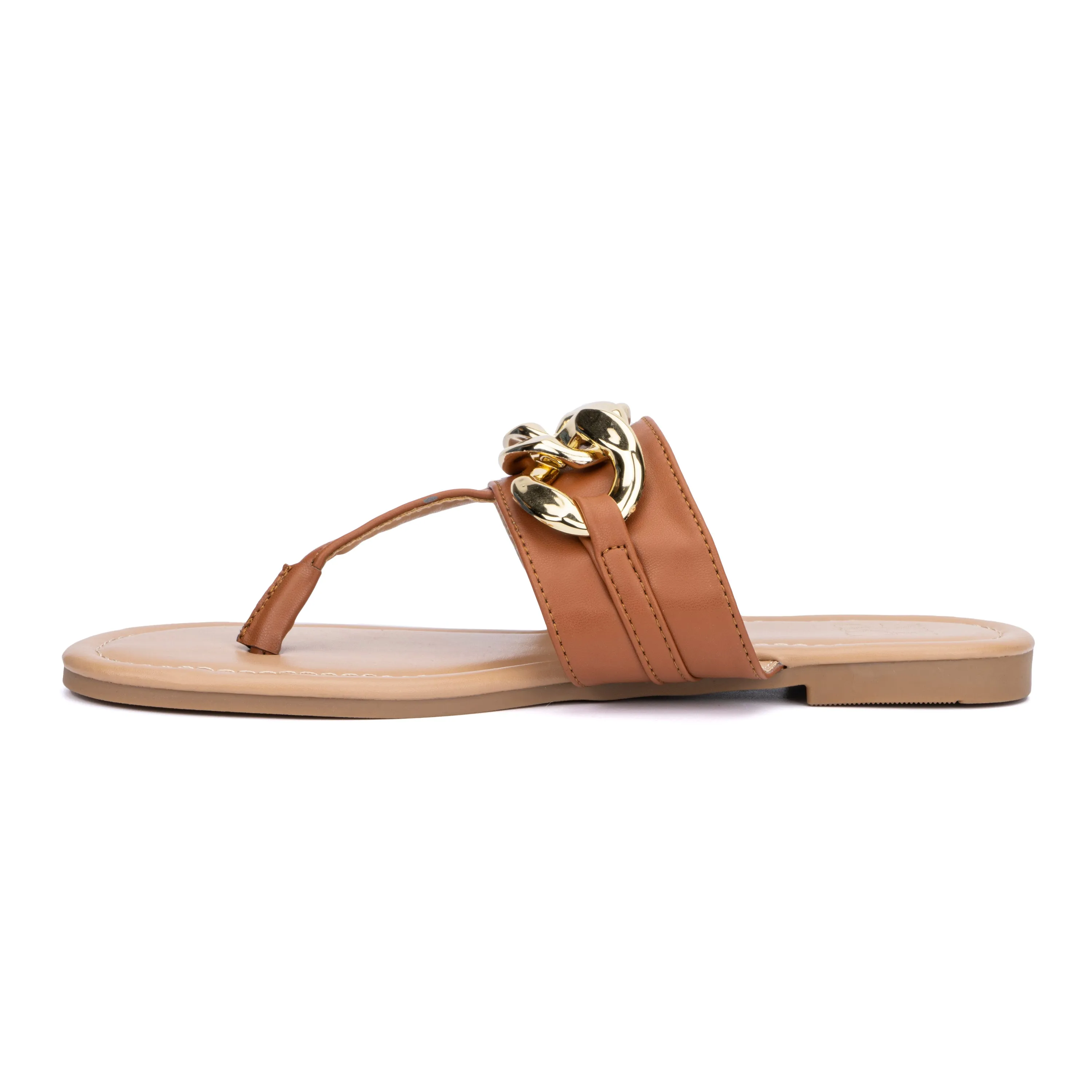 Cassandra Gold Chain Sandals