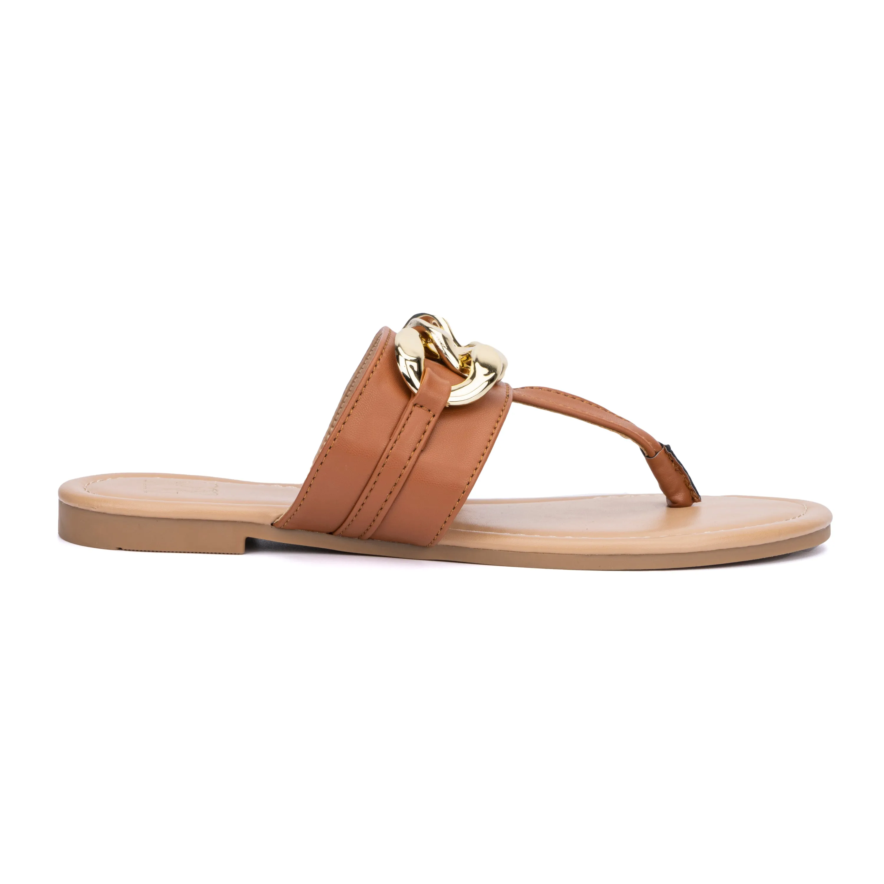Cassandra Gold Chain Sandals