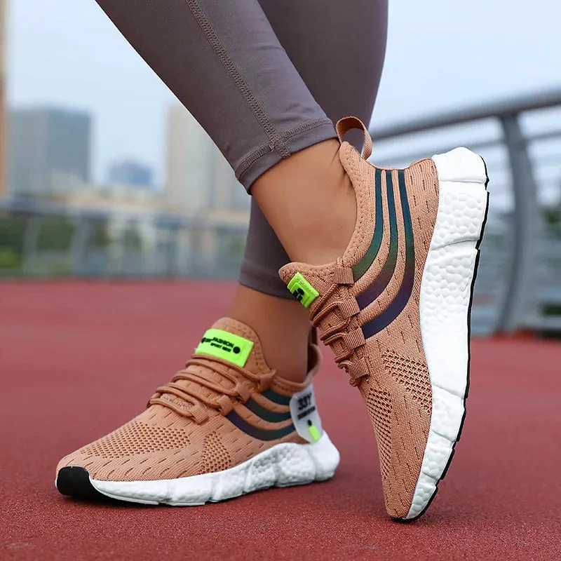 Casual Sports Shoes – Breathable Lightweight Sneakers, Anti-Slip Flats, Outdoor Running & Walking Shoes, Female Vulcanized Shoes for Women