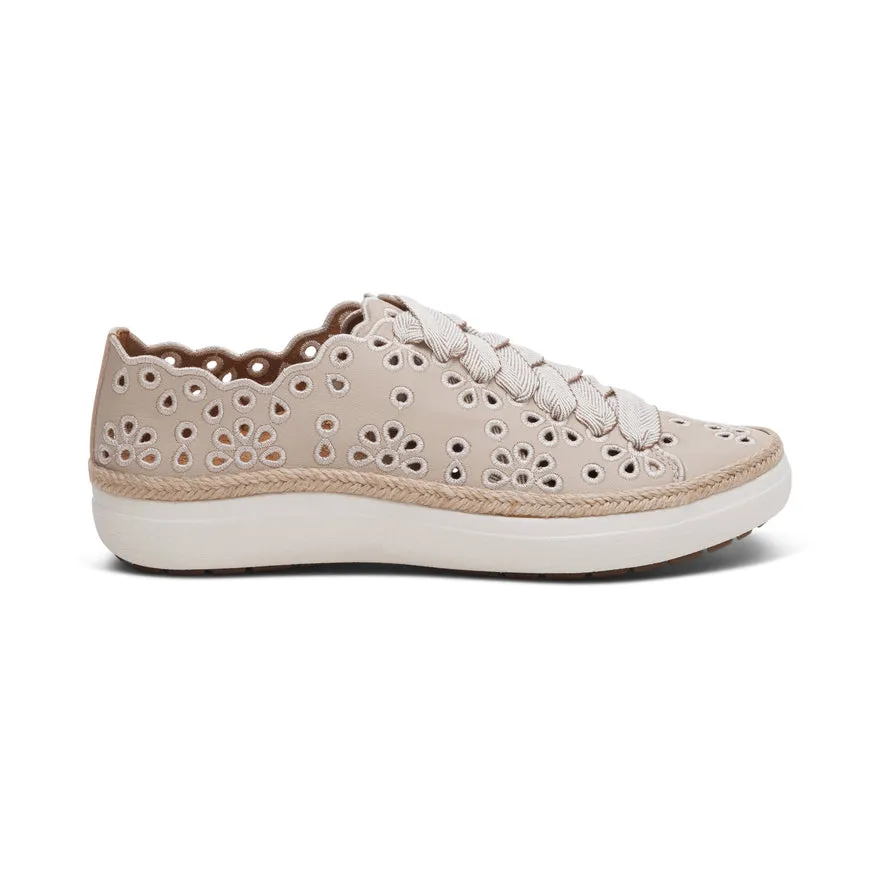 Charlotte Lace Up Sneaker - Tan - CA712