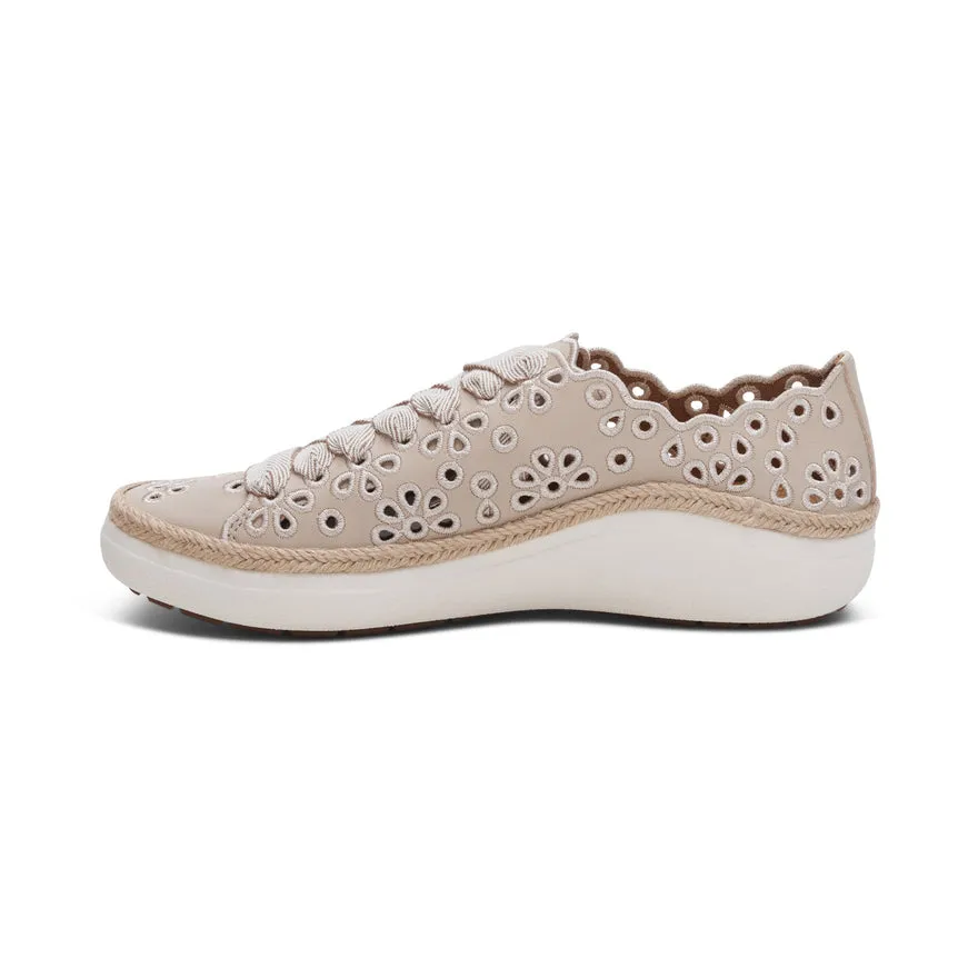 Charlotte Lace Up Sneaker - Tan - CA712