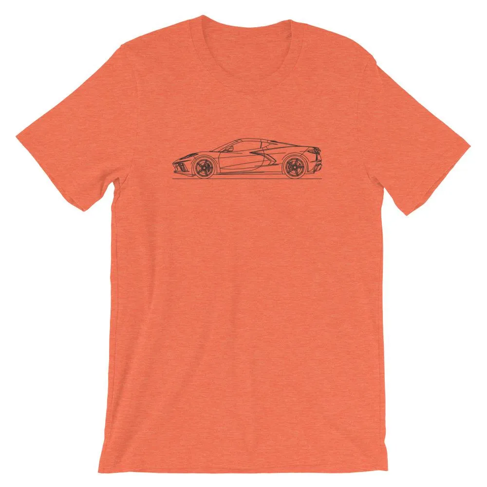 Chevrolet Corvette C8 Outline T-shirt