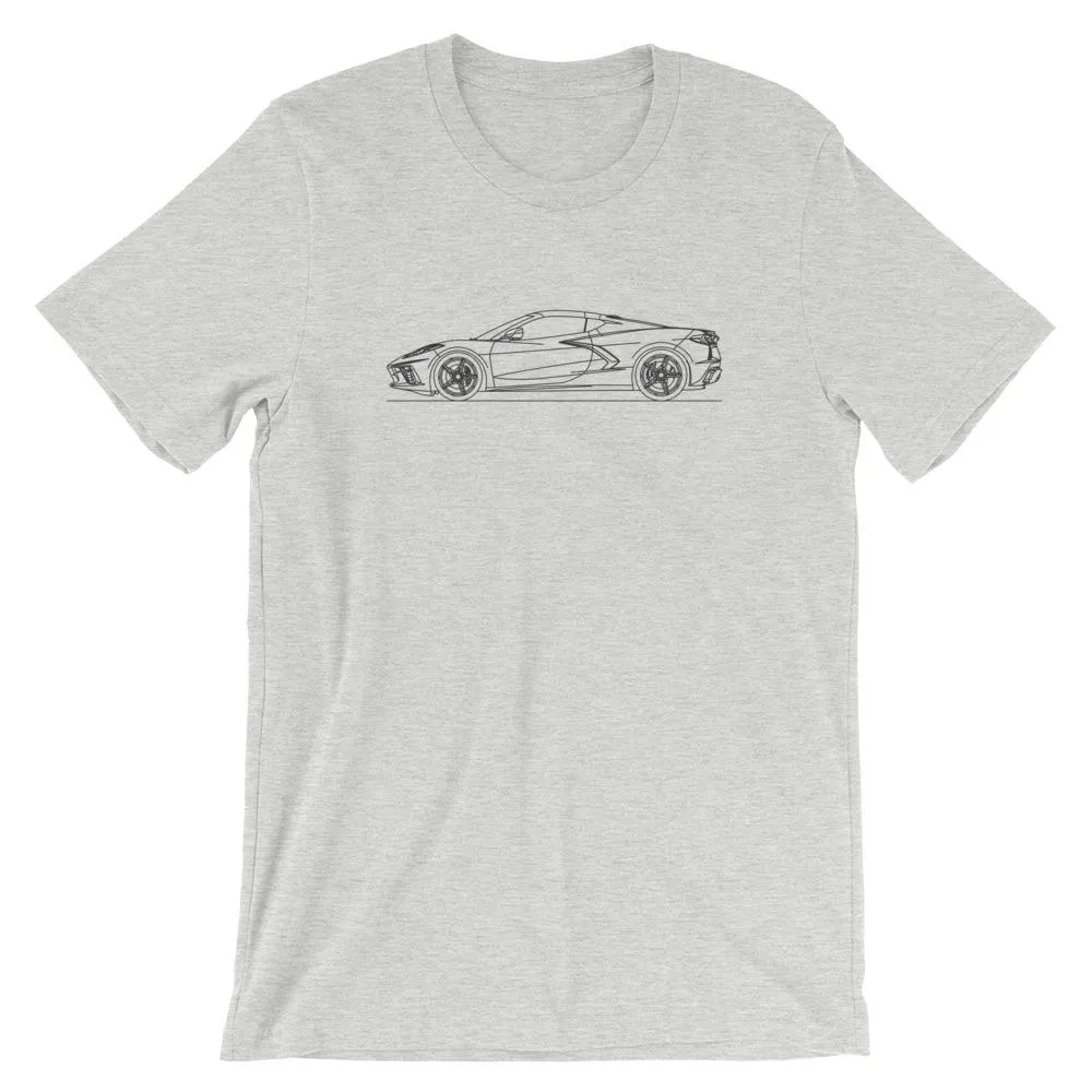 Chevrolet Corvette C8 Outline T-shirt