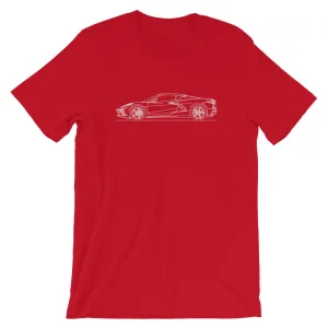 Chevrolet Corvette C8 Outline T-shirt