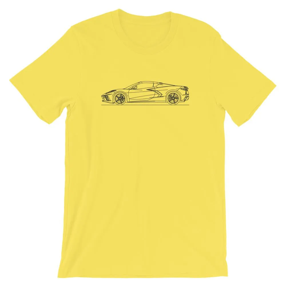 Chevrolet Corvette C8 Outline T-shirt