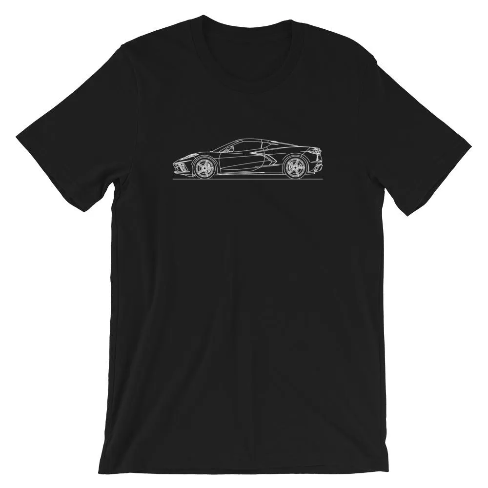 Chevrolet Corvette C8 Outline T-shirt