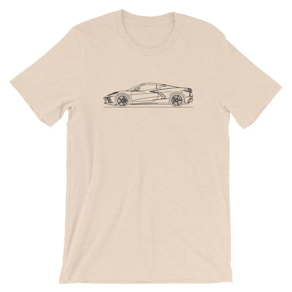 Chevrolet Corvette C8 Outline T-shirt