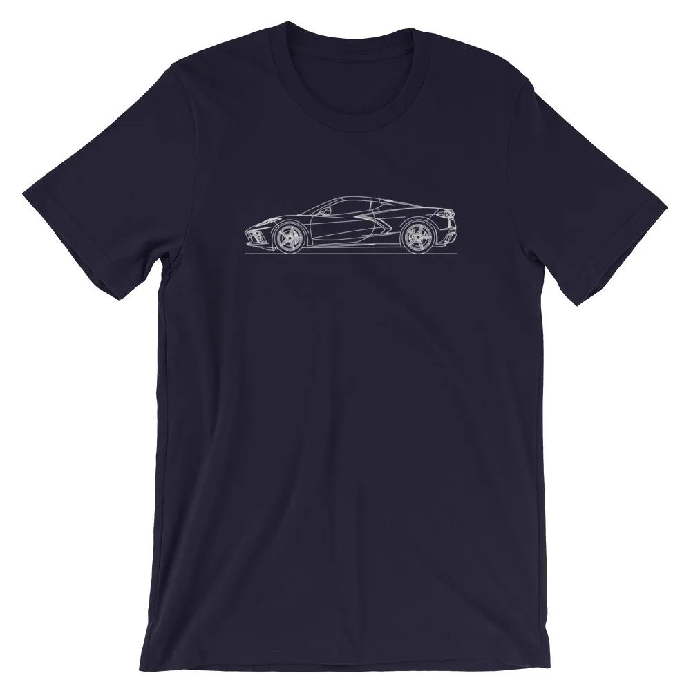 Chevrolet Corvette C8 Outline T-shirt