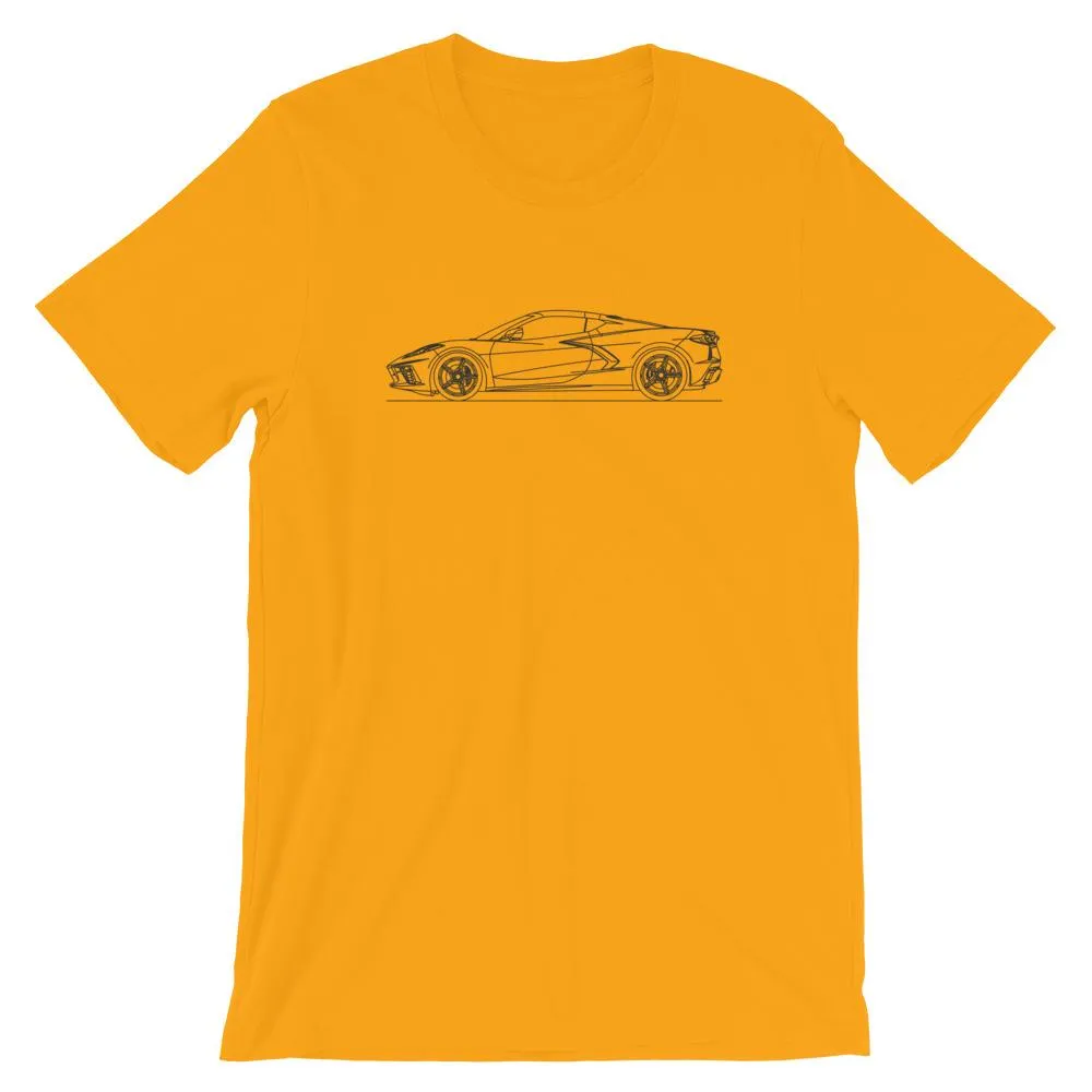 Chevrolet Corvette C8 Outline T-shirt