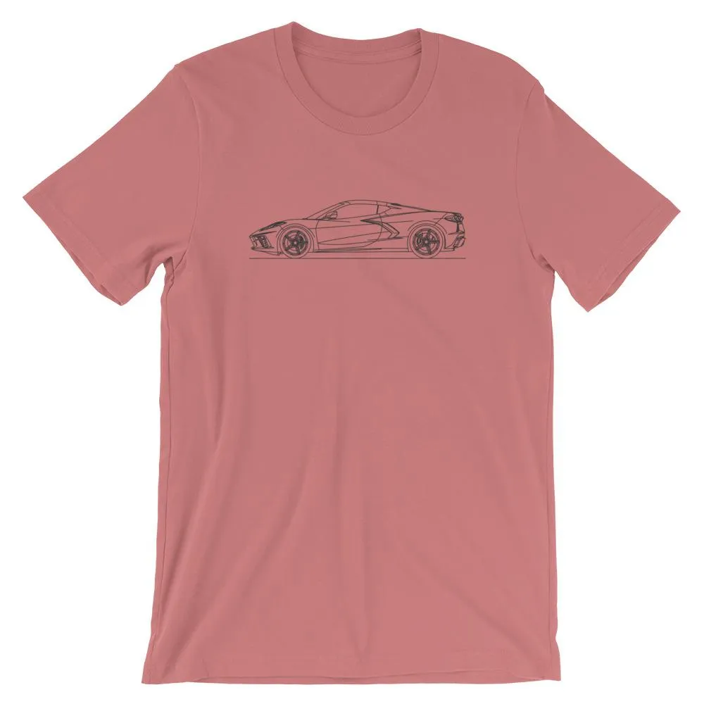 Chevrolet Corvette C8 Outline T-shirt