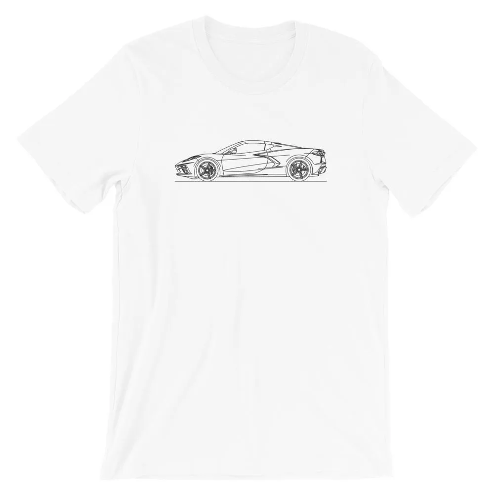 Chevrolet Corvette C8 Outline T-shirt