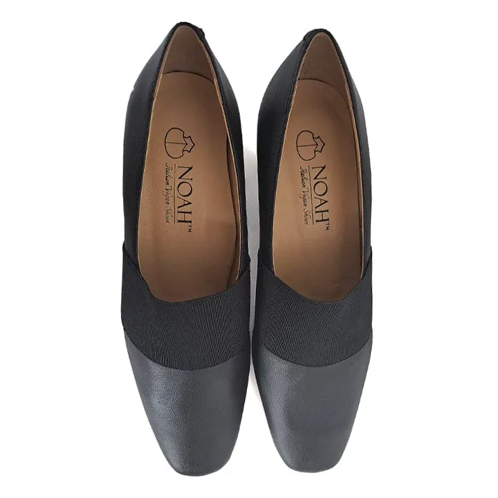 Chiara Womens' Vegan Nappa Leather Heeled Shoes | Brown