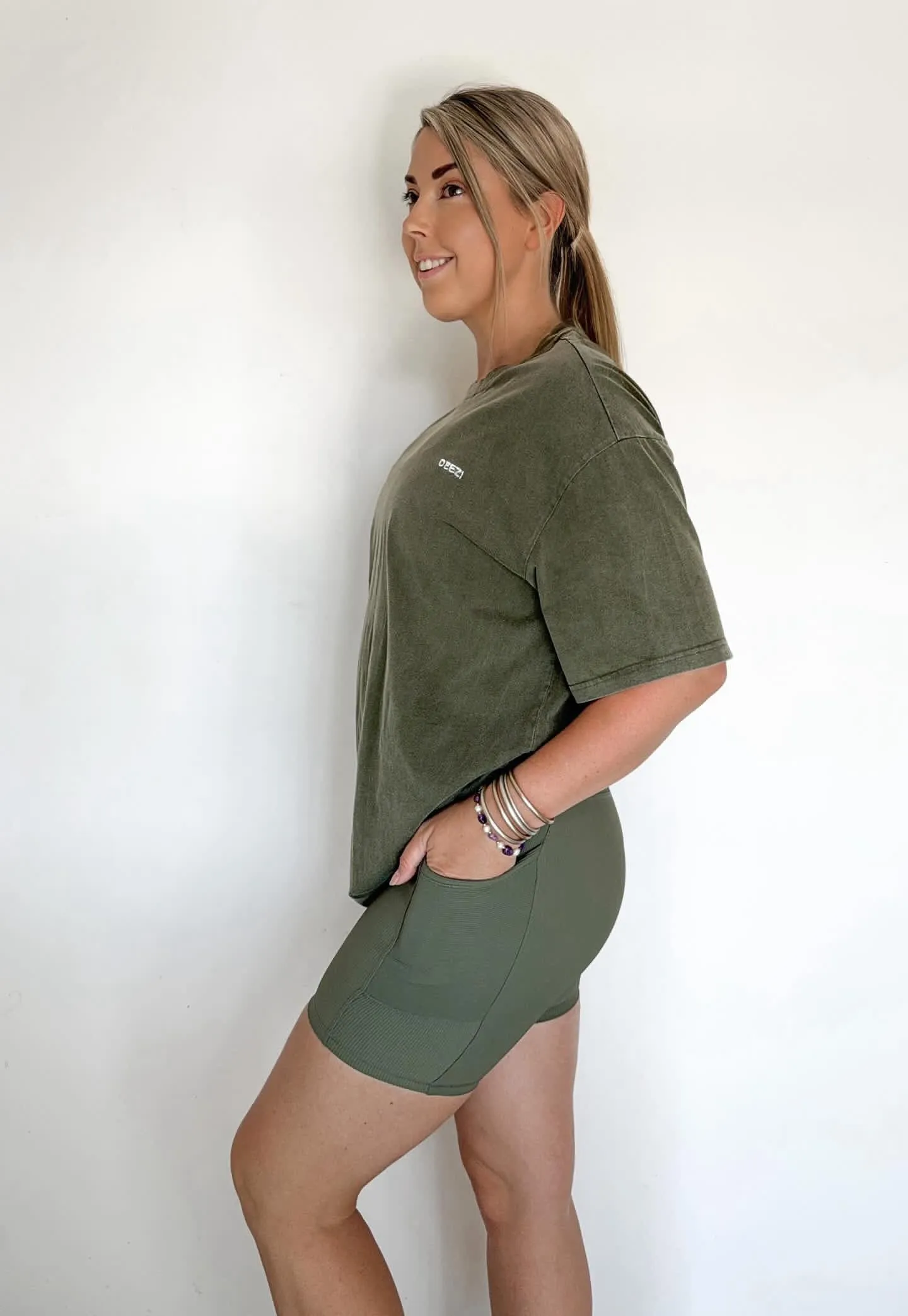 Chrissy Bike Shorts Olive