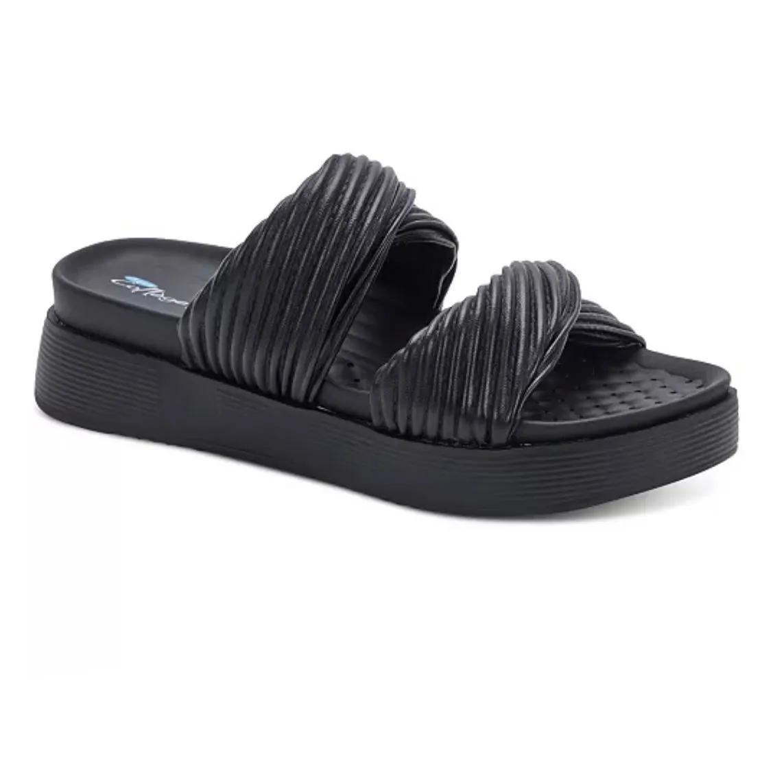 CLARISSA Women's Waterproof Wedge Heel Slide Sandals