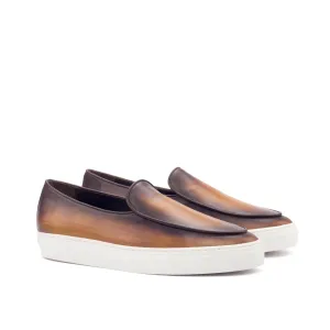Cognac Regular Patina Belgian Sneakers