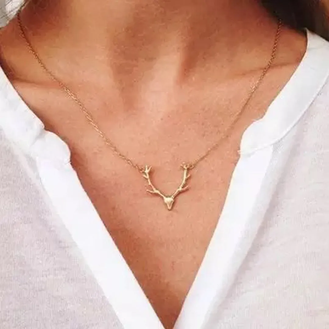 Combo Of 2 Stars and Reindeer Animal Horn Pendant