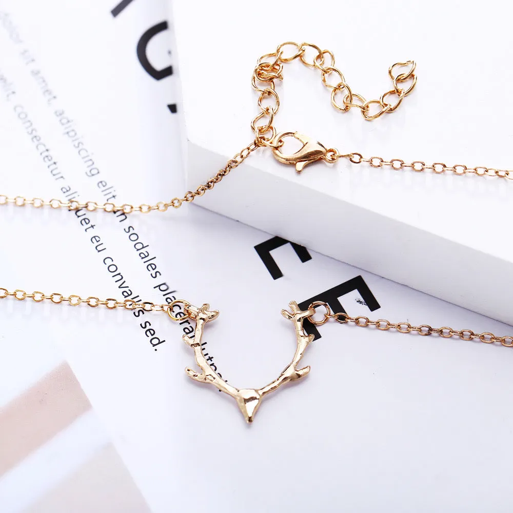 Combo Of 2 Stars and Reindeer Animal Horn Pendant