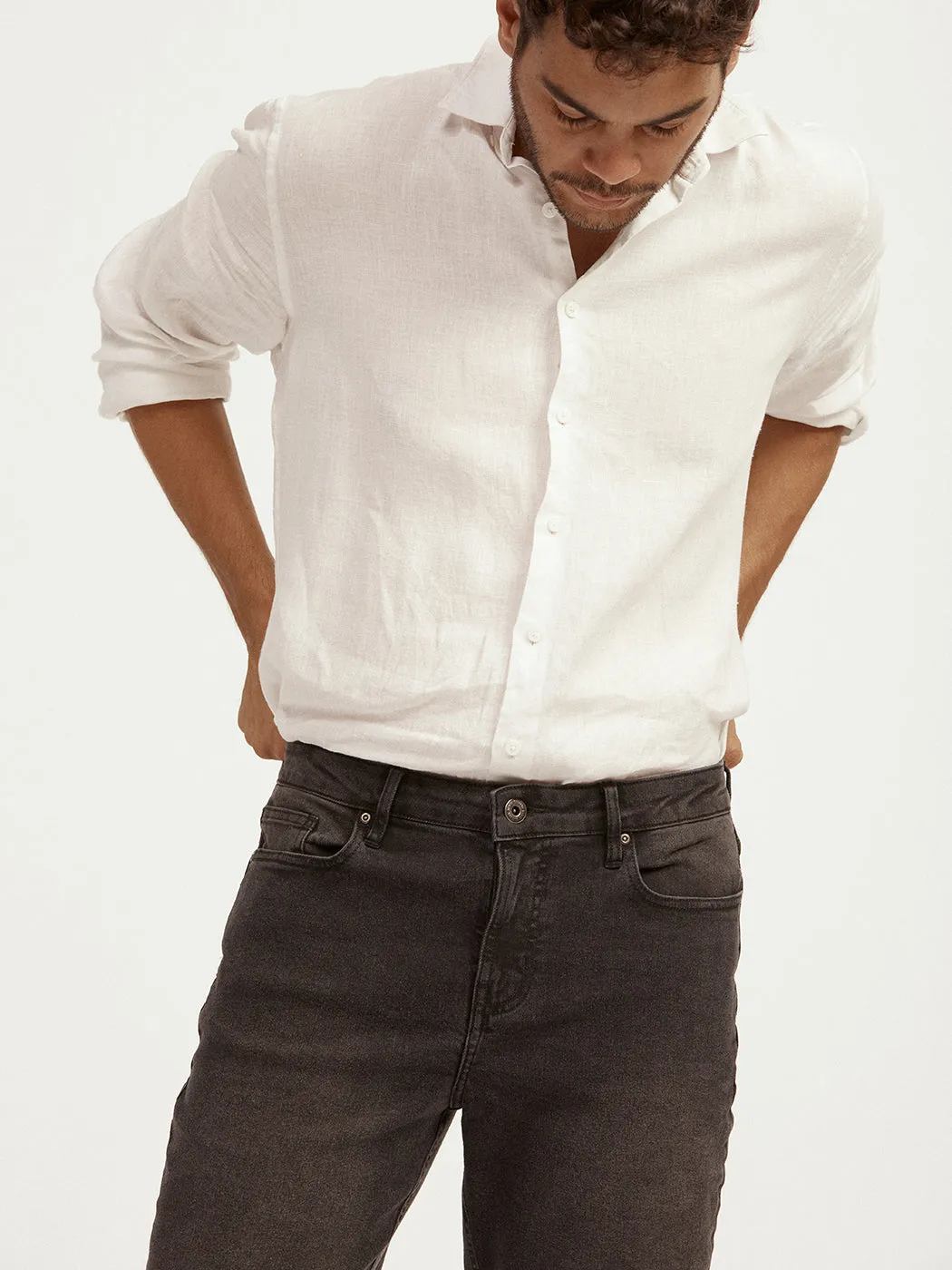 Cooper Slim Jean Washed Black