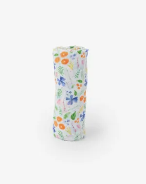 Cotton Muslin Swaddle - Mountain Bloom