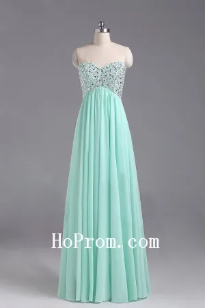 Crystals Simple Prom Dress,Sweetheart Prom Dresses,Evening Dress