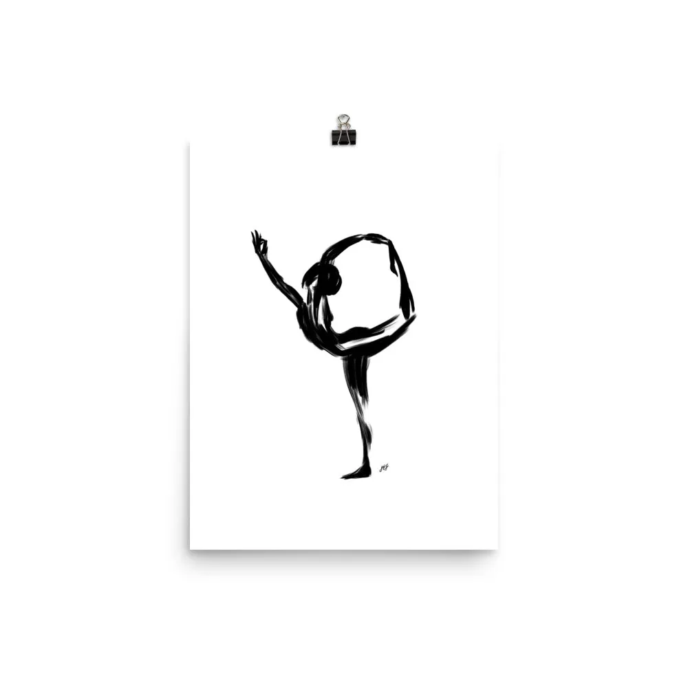 Dancer Gesture, Yoga Poster