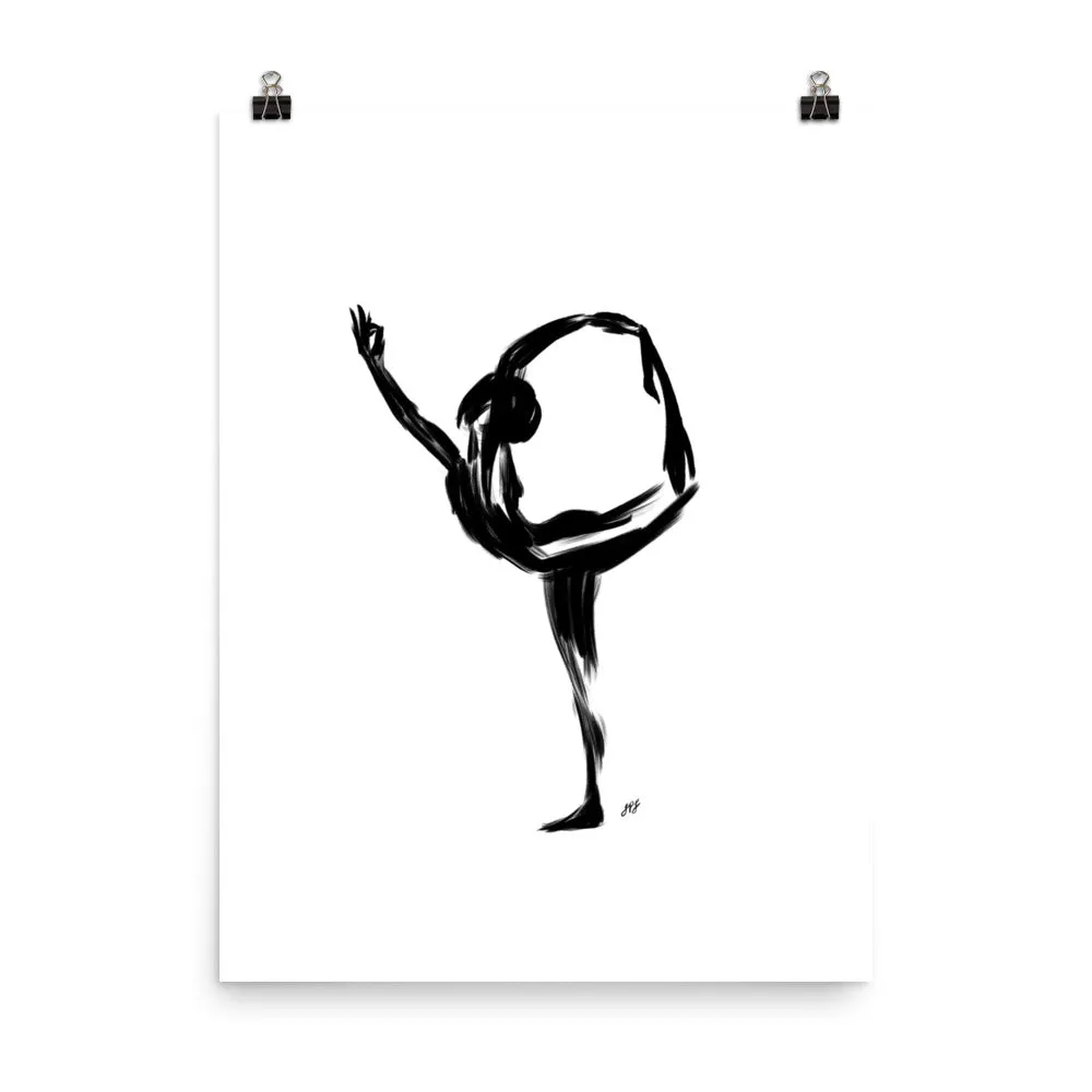 Dancer Gesture, Yoga Poster
