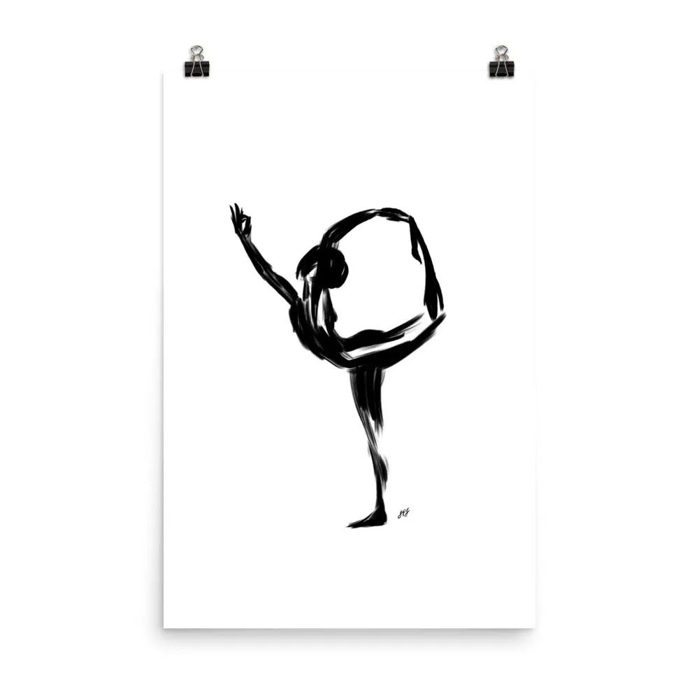 Dancer Gesture, Yoga Poster