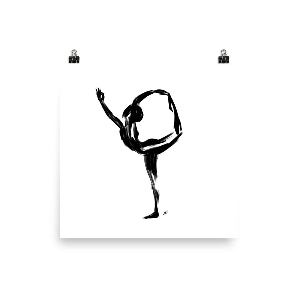 Dancer Gesture, Yoga Poster