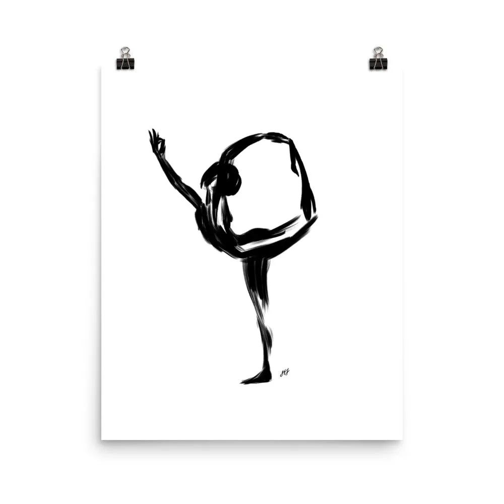 Dancer Gesture, Yoga Poster