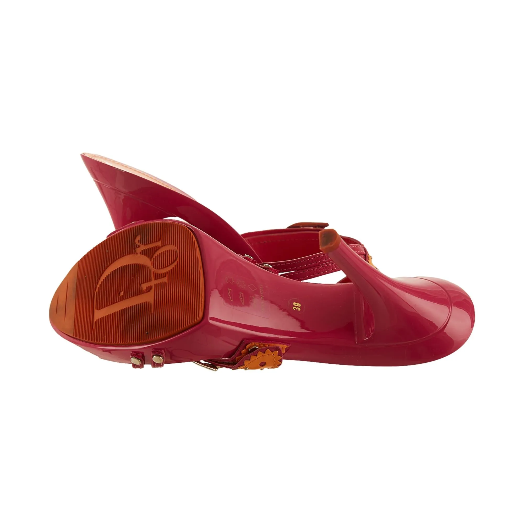 Dior Pink Studded Logo Heels