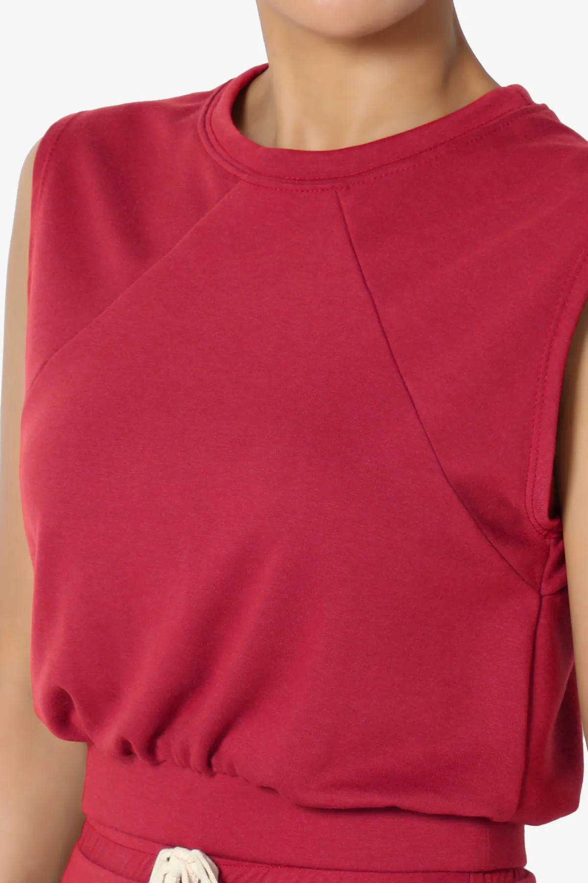 Discreet Crop Tank Top & Midi Skirt SET PLUS