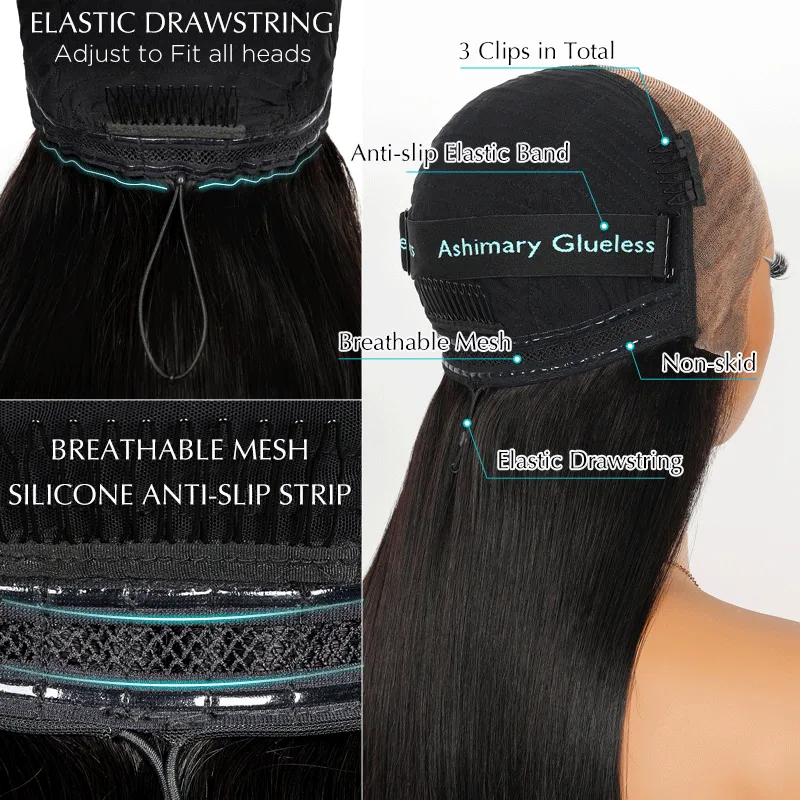Double Drawn Body Wave Front Wig 15A Transparent HD 13*4 Lace Wig